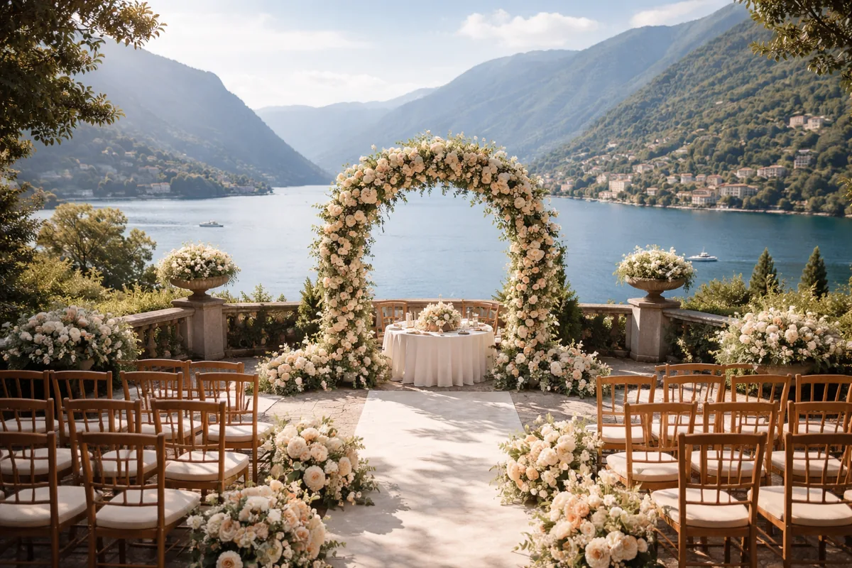 Comment organiser un mariage sur mesure au lac de Côme avec un budget raisonnable