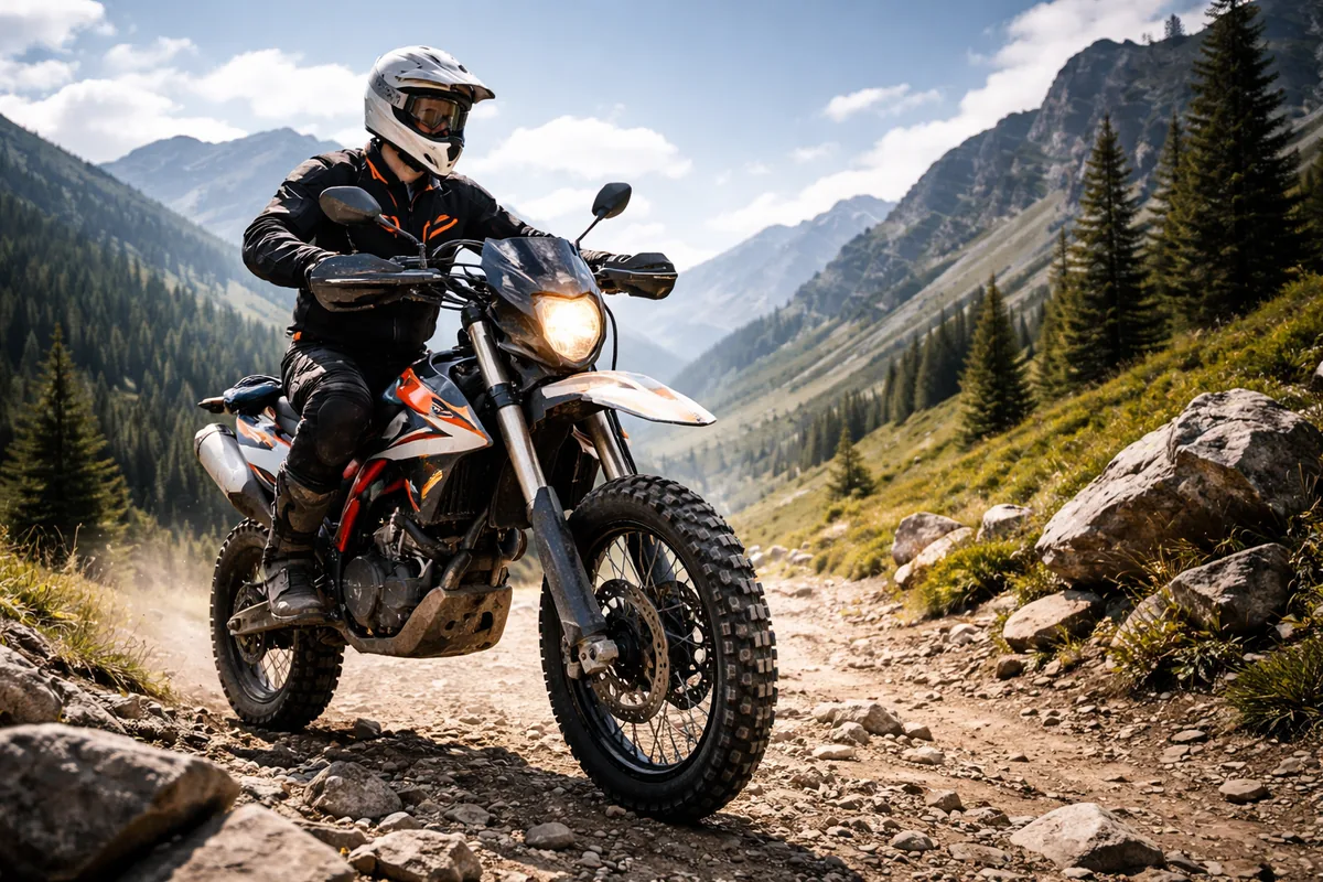 Quel est le meilleur type de moto pour une conduite tout terrain