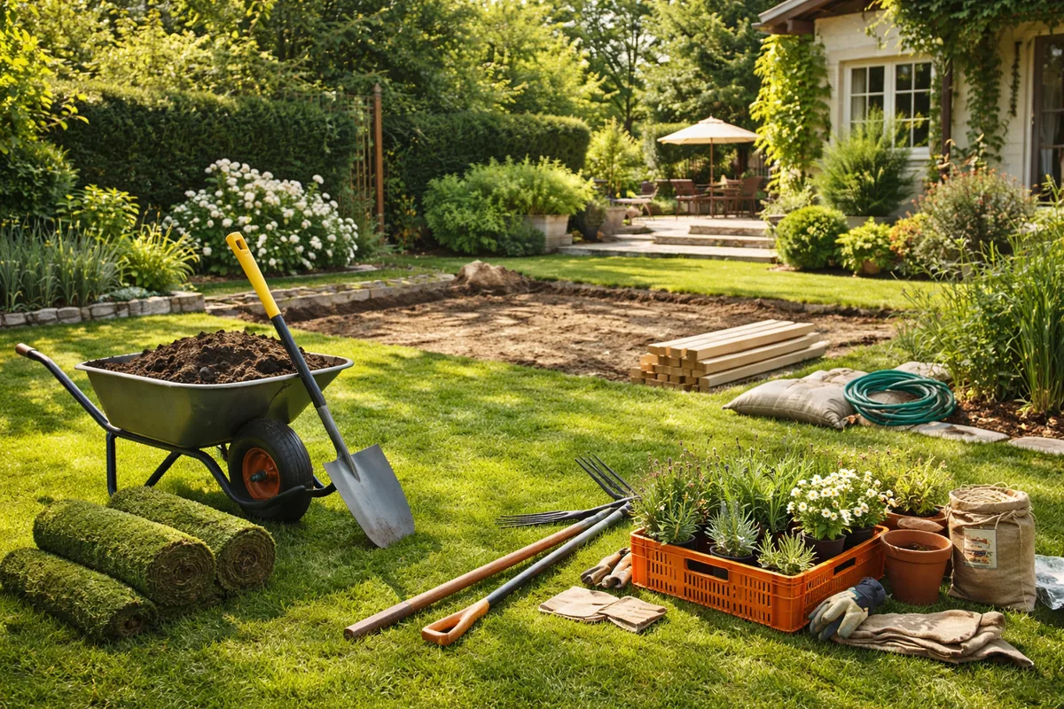 Comment bien préparer son jardin avant de commencer des travaux de rénovation