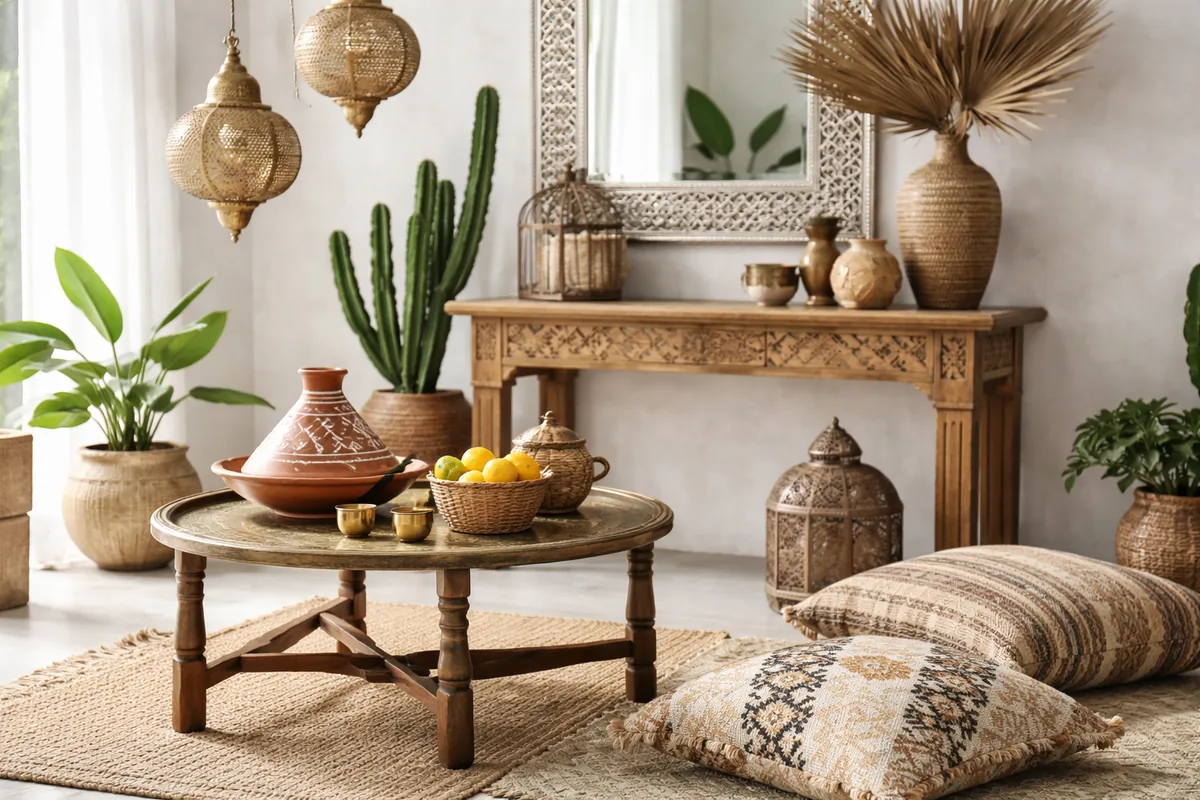Comment choisir des éléments en artisanat marocain pour une décoration intérieure harmonieuse